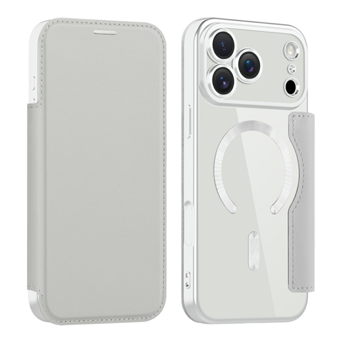 A-One Brand - iPhone 17 Pro Max Plånboksfodral MagSafe RFID - Titangrå