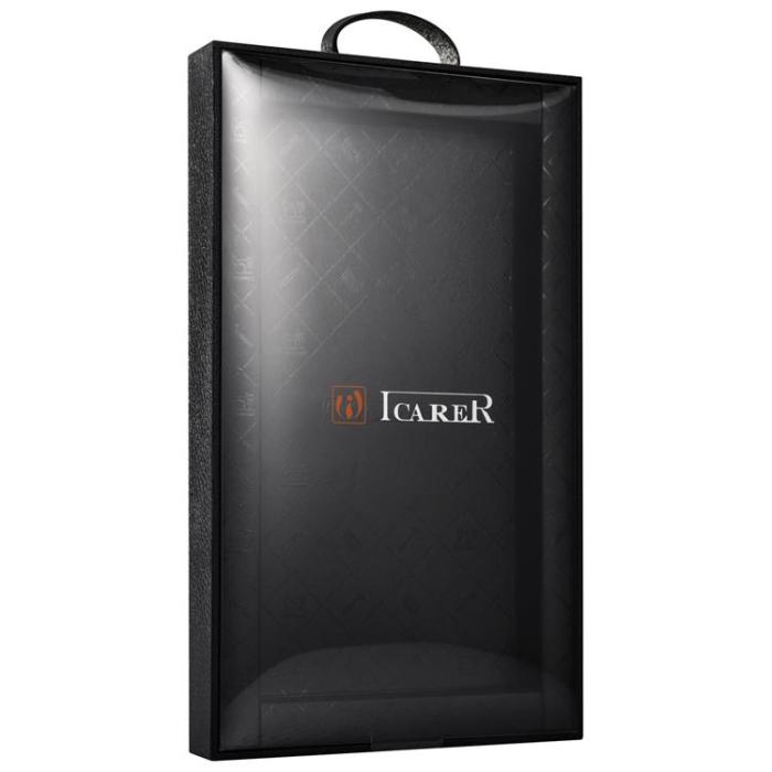 UTGATT1 - iCarer Galaxy S20 Ultra Fodral Curved Edge Äkta Läder - Guld