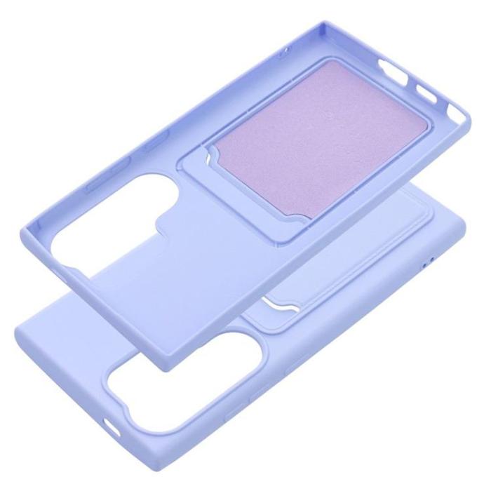 OEM - Galaxy S24 Ultra Mobilskal Korthållare - Violet