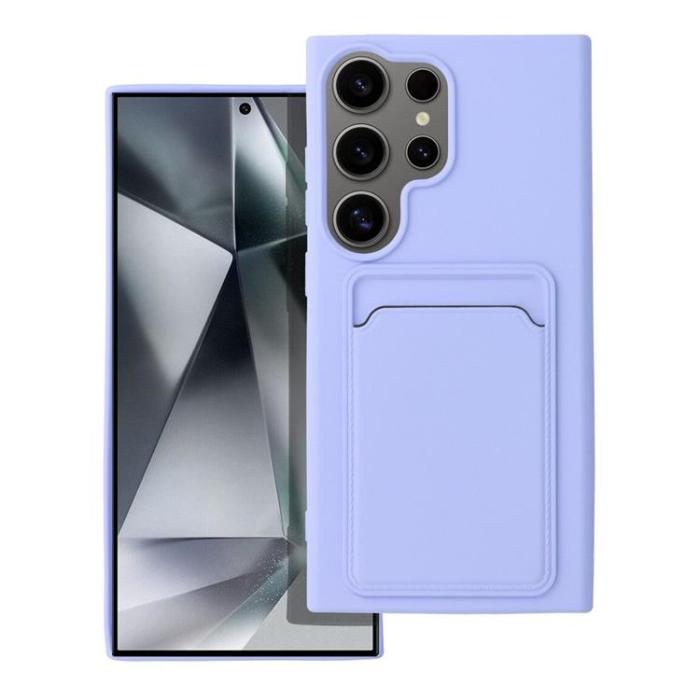 OEM - Galaxy S24 Ultra Mobilskal Korthållare - Violet