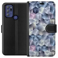 Gustaf - Pl&aring;nboksfodral till Motorola Moto G60S med Cyklon