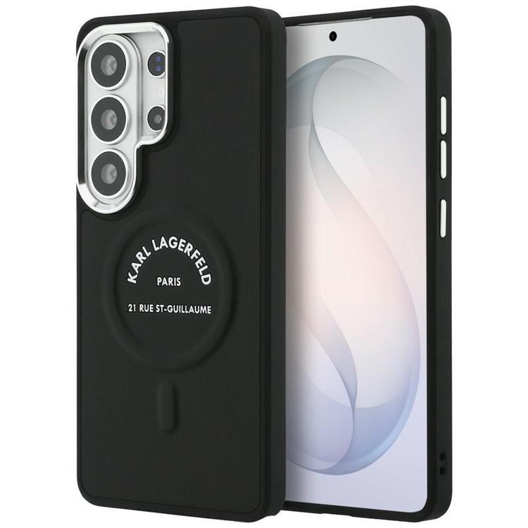 Karl Lagerfeld Mobilskal För Galaxy S26 Ultra MagSafe Embossed Ring RSG - Svart | 2353 | AlltMobil