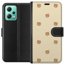 iSecrets - Pl&aring;nboksfodral till Xiaomi Redmi Note 12 med Bj&ouml;rnm&ouml;nster