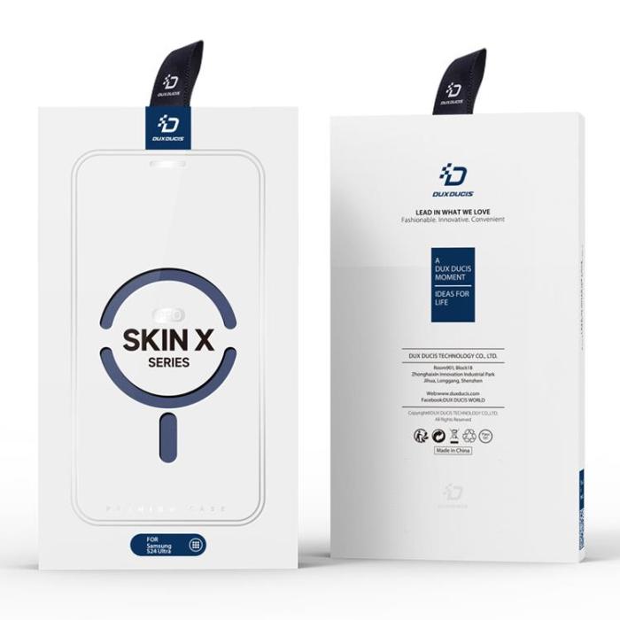 Dux Ducis - Dux Ducis Galaxy S24 Ultra Plånboksfodral Magsfae Skin X Pro - Blå