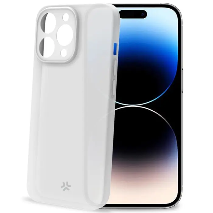 Celly - Celly iPhone 15 Pro Mobilskal SPACE Super Thin - Vit
