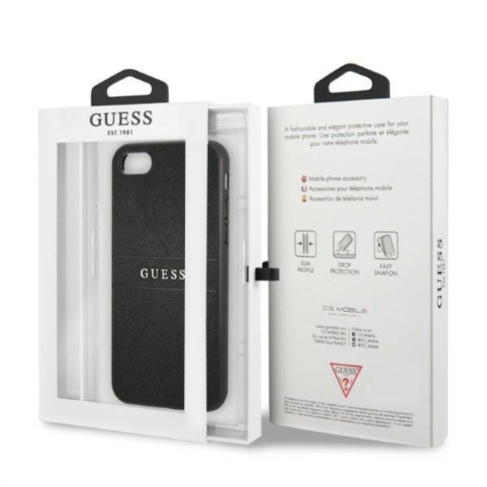 Guess - Guess iPhone 7/8/SE (2020/2022) Mobilskal Saffiano Strap