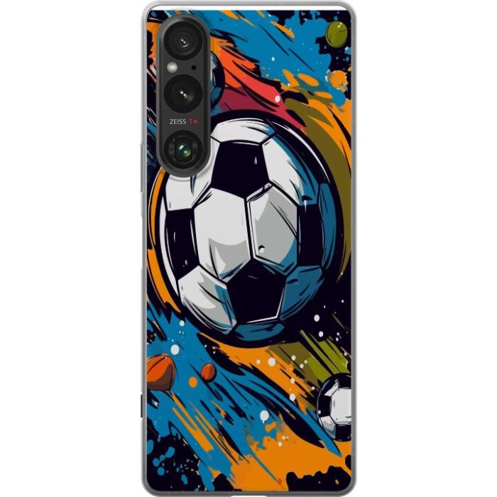 iSecrets - Mobilskal till Sony Xperia 1 VI med Fotbollar