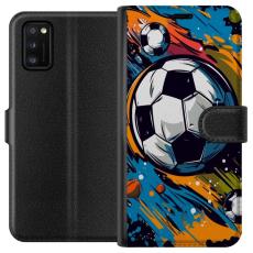 iSecrets - Plånboksfodral till Samsung Galaxy A41 med Fotbollar