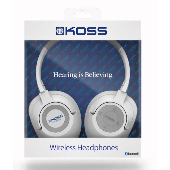 UTGATT5 - KOSS Hörlurar BT539iW Bluetooth Over-Ear Mic - Vit