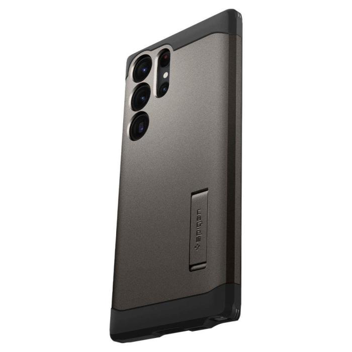 UTGATT1 - Spigen Galaxy S23 Ultra Skal Tough Armor - Gunmetal
