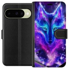 iSecrets - Pl&aring;nboksfodral till Google Pixel 10 med Neon Varg