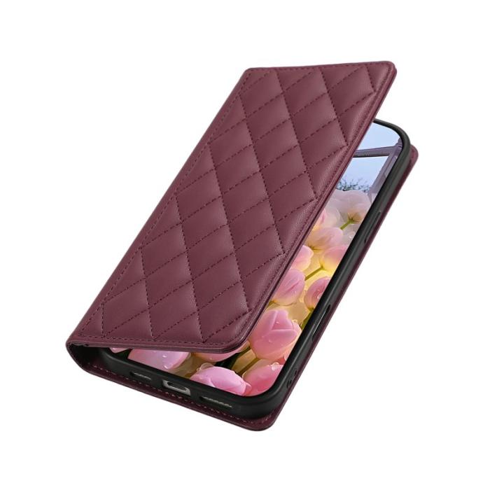 OEM - Plånboksfodral för Samsung Galaxy S26 Konstläder RFID - Röd