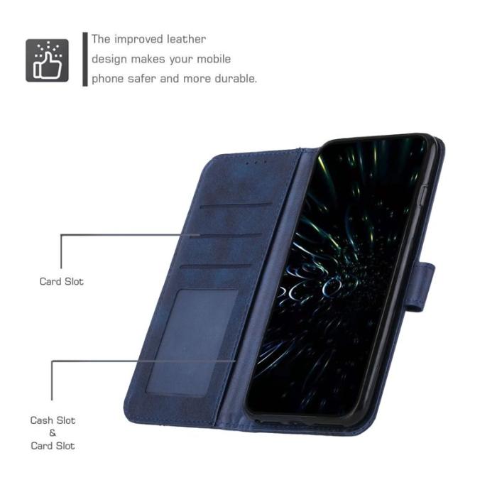 OEM - Plånboksfodral för Samsung Galaxy S26 Fällbart med Ställning - Blå