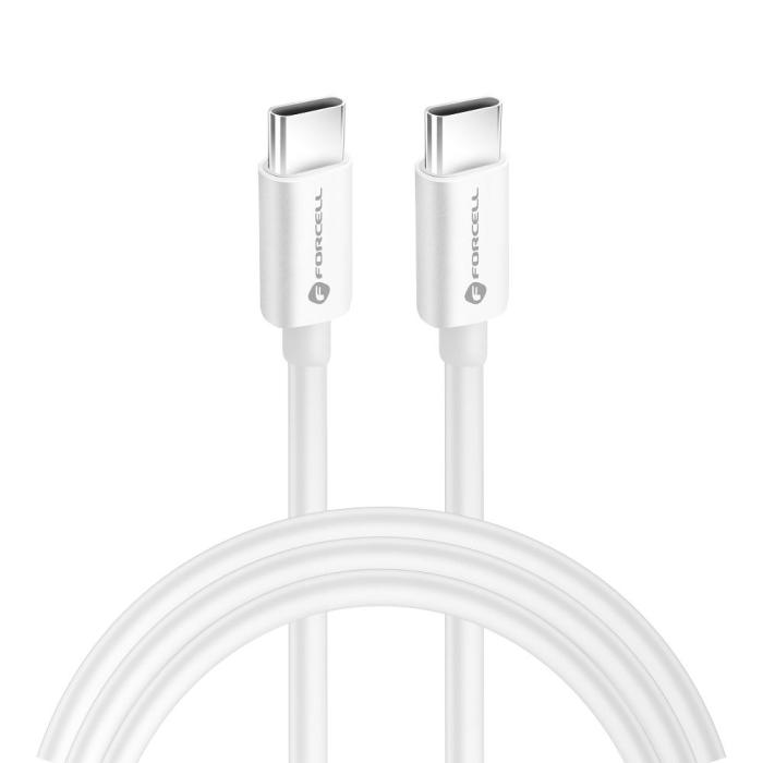 Forcell - FORCELL USB-C till USB-C kabel QC4.0 5A/20V PD100W 2m