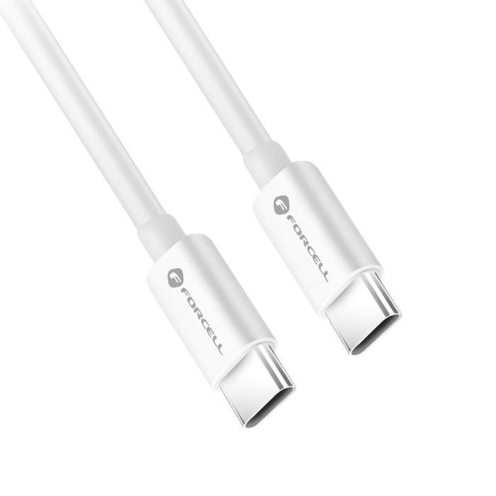 Forcell - FORCELL USB-C till USB-C kabel QC4.0 5A/20V PD100W 2m
