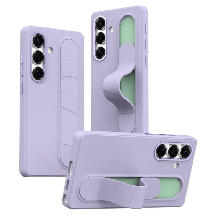OEM - Mobilskal för Samsung Galaxy S26 Plus Kickstand PC + Silikon - Lila
