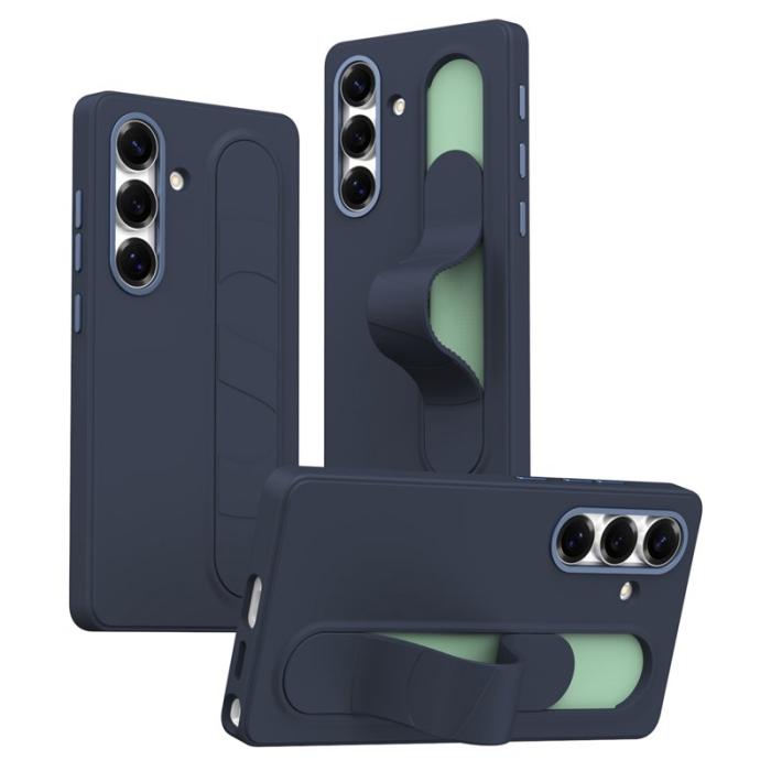 OEM - Mobilskal för Samsung Galaxy S26 Plus Kickstand PC + Silikon - Safir