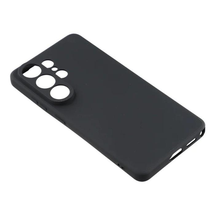 WANLONFENG - WANLONFENG Mobilskal för Samsung Galaxy S26 Ultra TPU med härdat glas - Svart