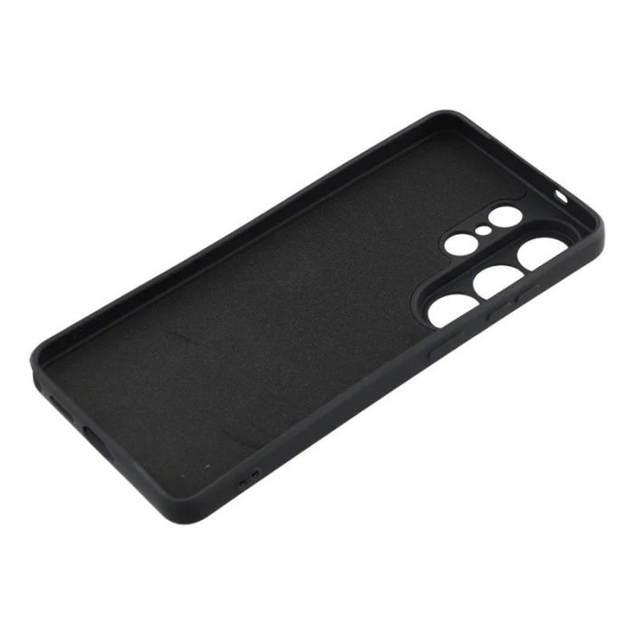 WANLONFENG - WANLONFENG Mobilskal för Samsung Galaxy S26 Ultra TPU med härdat glas - Svart