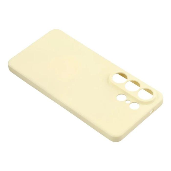 WANLONFENG - WANLONFENG Mobilskal för Samsung Galaxy S26 Ultra TPU med härdat glas - Vit