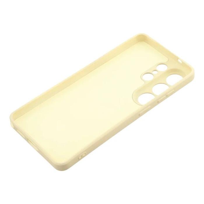 WANLONFENG - WANLONFENG Mobilskal för Samsung Galaxy S26 Ultra TPU med härdat glas - Vit