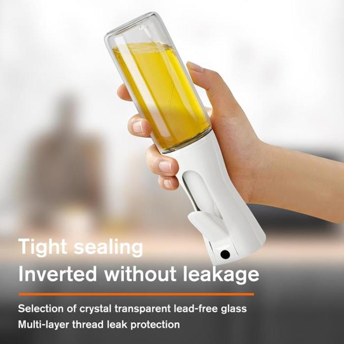OEM - Glas Oil Spray Flaska - Vit