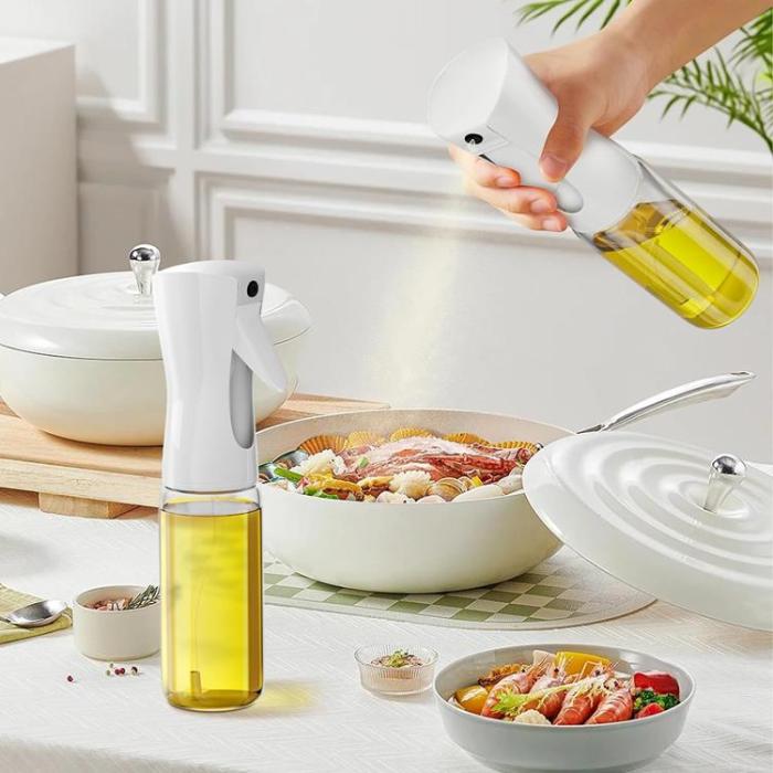 OEM - Glas Oil Spray Flaska - Vit