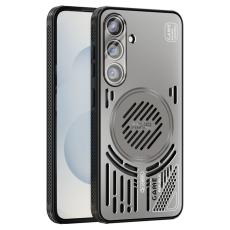 ABEEL - ABEEL Samsung Galaxy S25 Magnetiskt Fodral Aluminium Gr&aring;