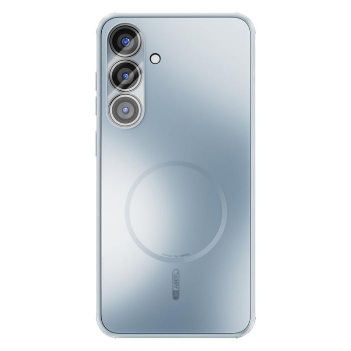 ABEEL - ABEEL Mobilskal till Samsung Galaxy S25 Magnetisk TPU PC Kyl Matte - Blå
