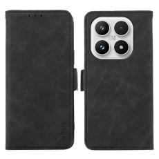 ABEEL - ABEEL Xiaomi 17 Pl&aring;nboksfodral Konstl&auml;der Folio St&auml;ll RFID Blockerande - Svart