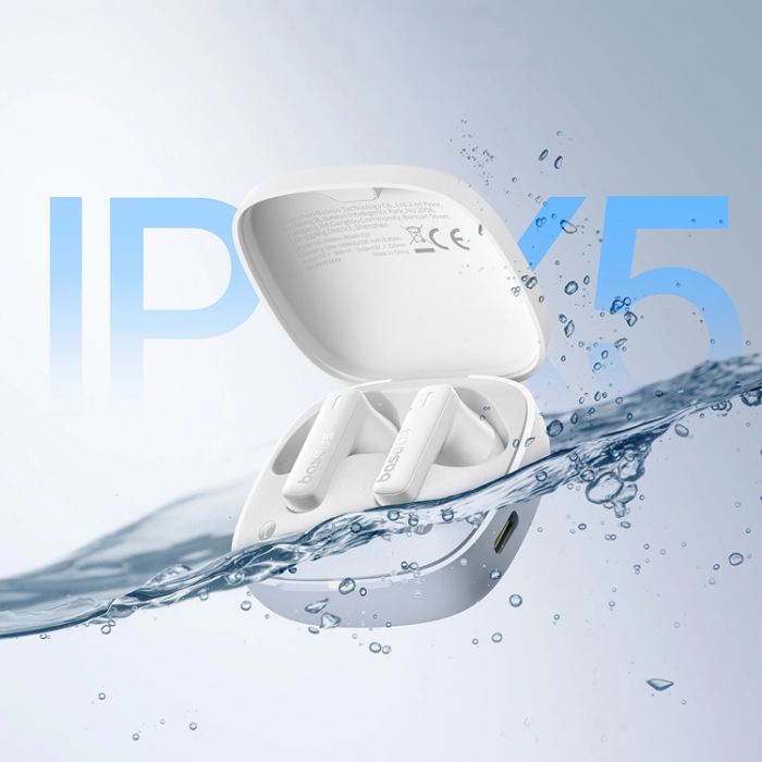 BASEUS - Baseus TWS In-Ear Hörlurar Bowie E19 - Vit