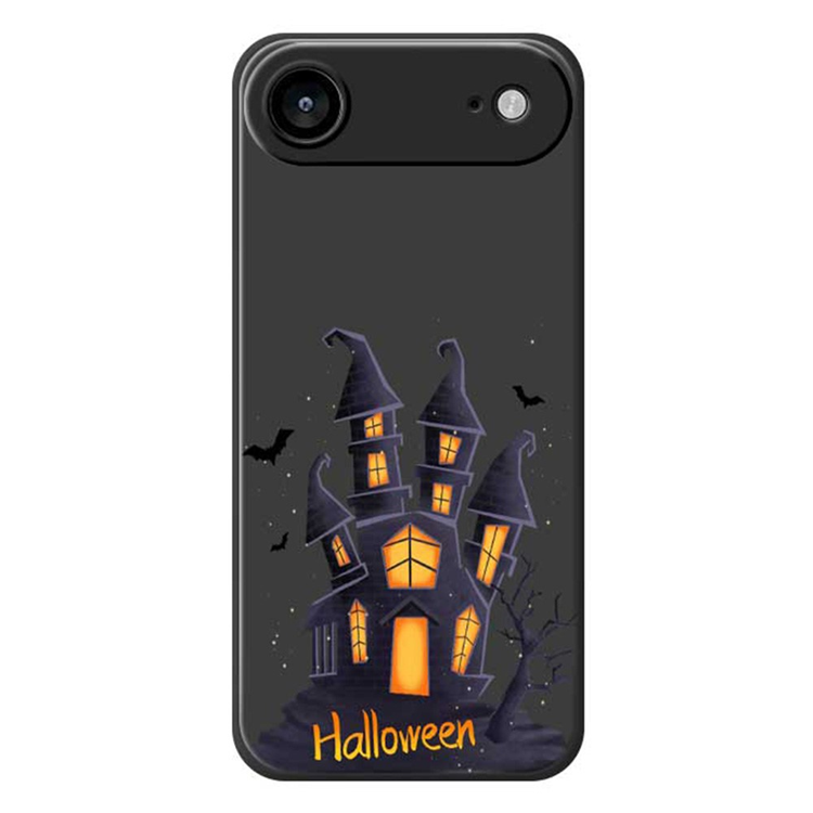 iPhone Air Mobilskal med Halloween Castle Pattern TPU - Svart | 2353 | AlltMobil