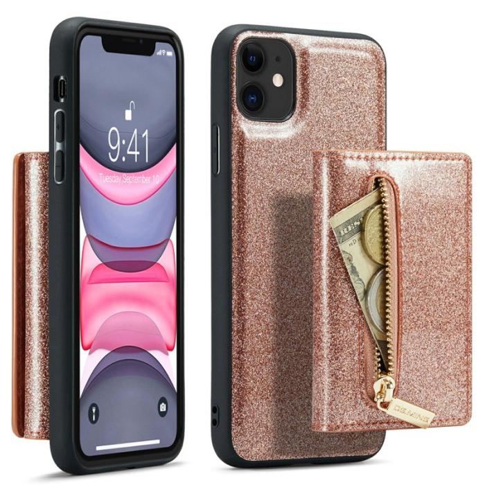 DG.MING - DG.MING M3 Series Mobilskal till iPhone 11 2-i-1 Roséguld
