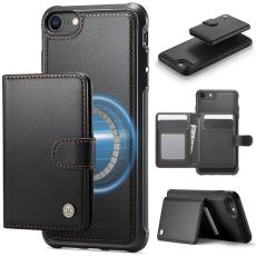 JEEHOOD - JEEHOOD J09 Fodral i Konstl&auml;der f&ouml;r iPhone 8/SE 2020/2022 - Svart