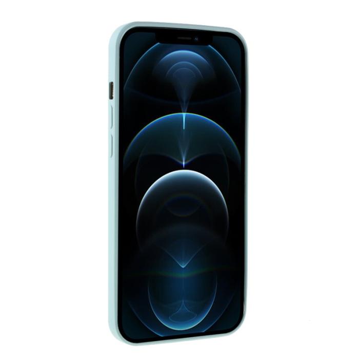 X-Level - X-LEVEL Mobilskal till iPhone 12 Pro Max i Liquid Silicone - Blå