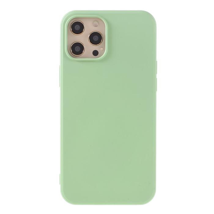 X-Level - X-LEVEL Mobilskal till iPhone 12 Pro Max i Liquid Silicone - Ljusgrön