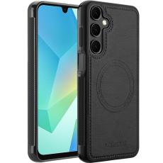 LC.imeeke - LC.IMEEKE Samsung Galaxy A17 Fodral KonstL&auml;der - Svart