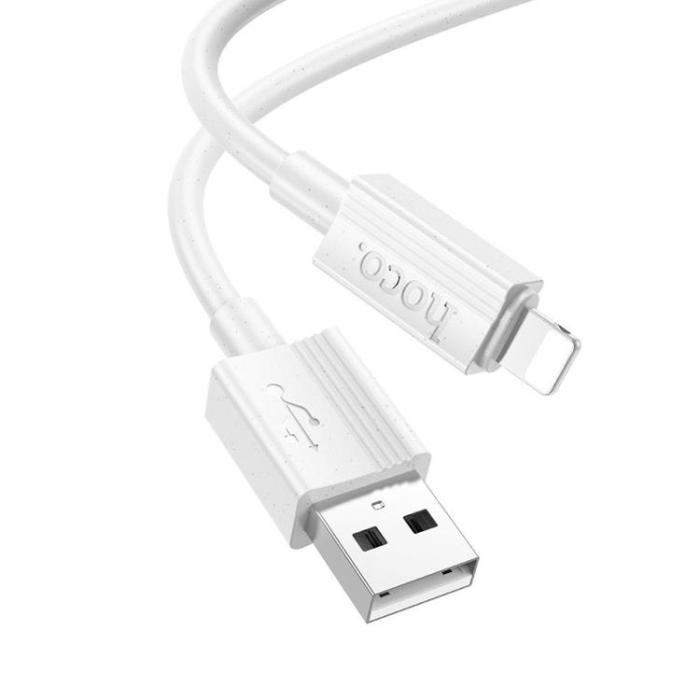 Hoco - HOCO USB-A till Lightning Kabel 2.4A X107 1 m Vit
