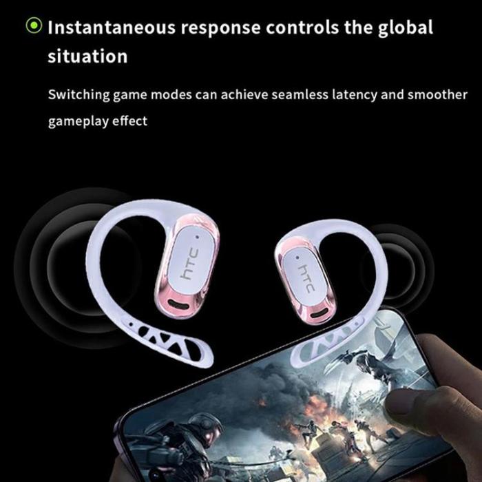 HTC - HTC Open-Ear Trådlösa Hörlurar Bluetooth 6.0 IPX5 NE28