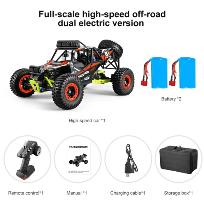 OEM - Rock Crawler 2.4Ghz Fjärrkontroll Terrängracerbilleksak