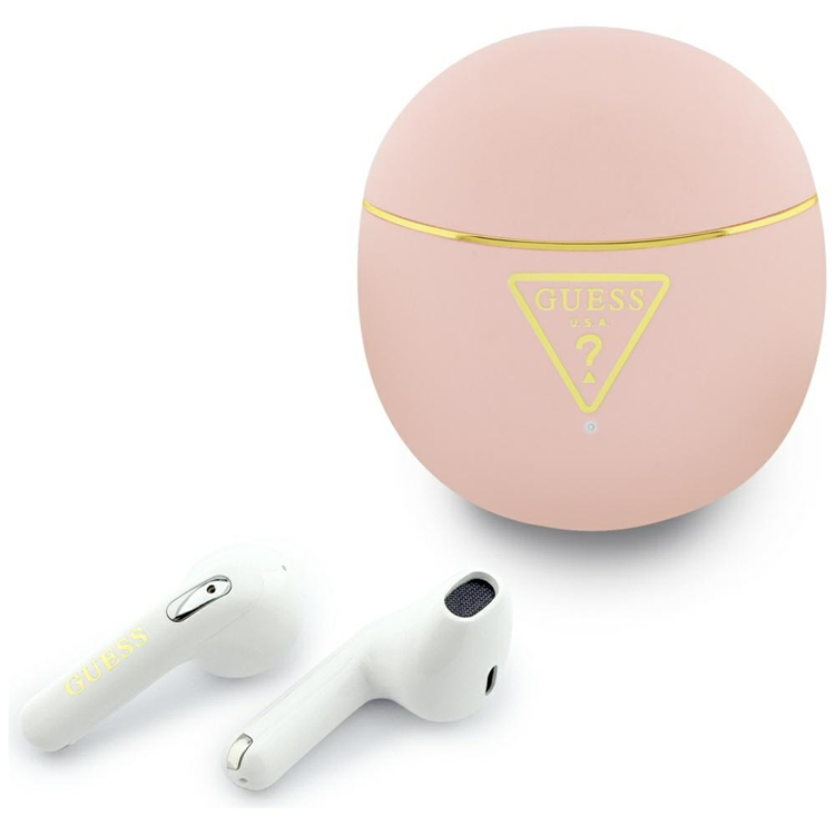 Guess TWS In-Ear Hörlurar Gold Line Triangle - Rosa | 505771 | AlltMobil