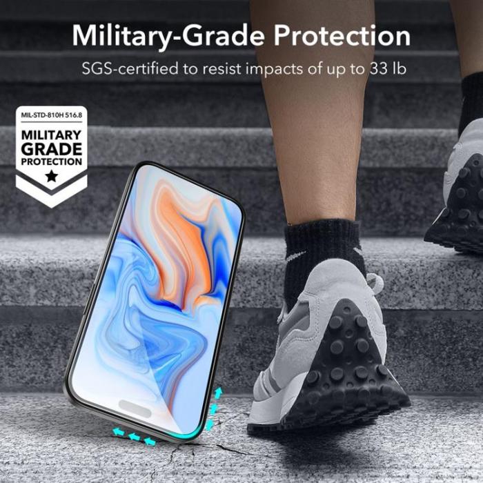 ESR - [2-Pack] ESR iPhone 15 Härdat Glas Skärmskydd