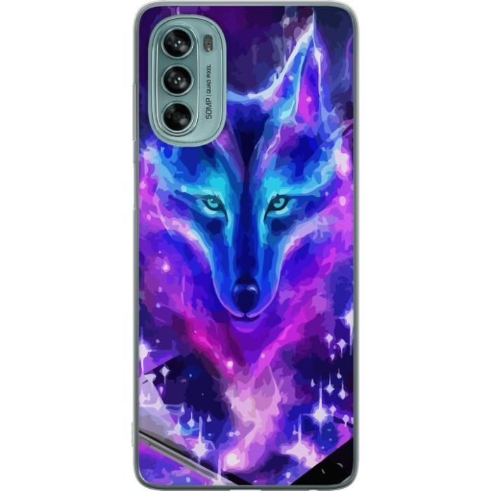 iSecrets - Mobilskal till Motorola Moto G62 5G med Neon Varg