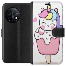 Gustaf - Pl&aring;nboksfodral till OnePlus 11 med Glad enh&ouml;rning