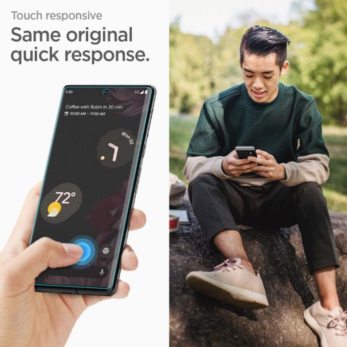 UTGATT - Spigen [2-PACK] Google Pixel 7 Pro Skärmskydd Neo Flex - Clear