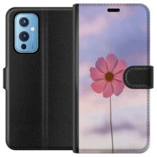 iSecrets - Plånboksfodral till OnePlus 9 med Rosa blomma