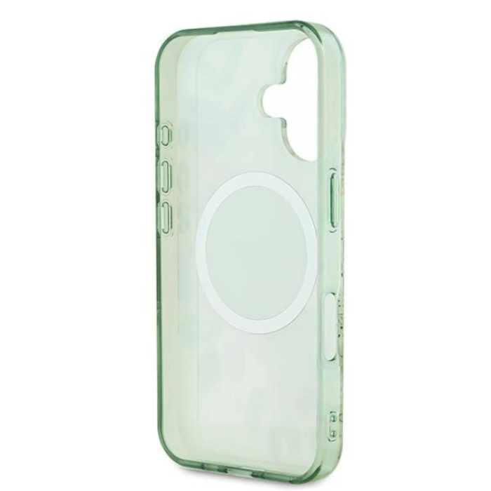 Guess - Guess iPhone 16 Plus Mobilskal MagSafe IML Flower & Tonal Circle