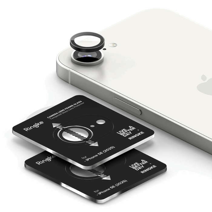 Ringke - [2-Pack] Ringke iPhone 16e Härdat Glas Kameraskydd Ram