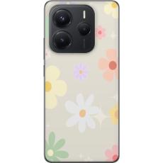 Gustaf - Mobilskal till Xiaomi Redmi Note 14 5G med fejdande blommor