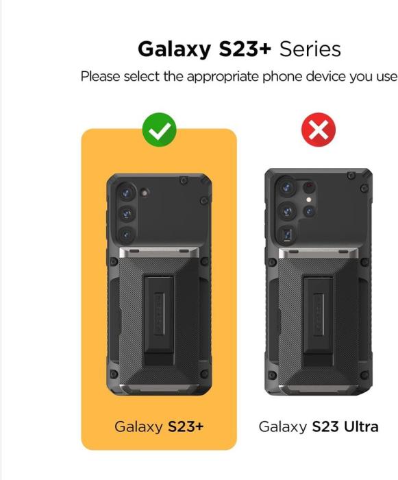 VERUS - VRS DESIGN Damda Glide Hybrid Skal Galaxy S23 Plus - Svart